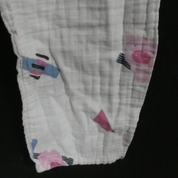 Unbranded | medium | Geometric & Pink Pig Patterned Lounge / Pajama Pants - Picture 16 of 16